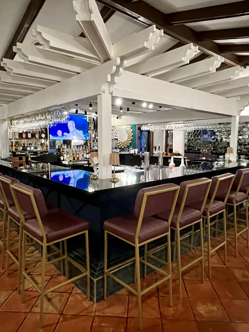 Bar seating at El Molino